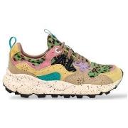 Baskets Flower Mountain Baskets Yamano 3 Print Femme Beige/Sand