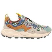 Baskets Flower Mountain Baskets Yamano 3 Print Femme Grey/Milk