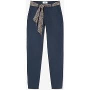 Pantalon Le Temps des Cerises Pantalon chino dyli4 bleu nuit