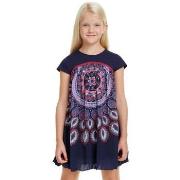 Robe enfant Desigual Robe Fille 19SGVW31 Anchorage Bleu (rft)