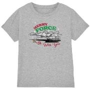 T-shirt enfant Star Wars: The Mandalorian Merry Force Be With You