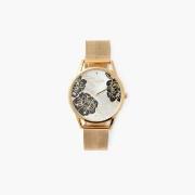 Montre Lollipops Montre noire fleurs