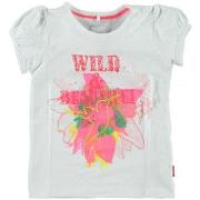 T-shirt enfant Name it T-shirt Bébé Fille Ibalia Bright Blanc Coton or...