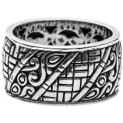 Bijoux Orusbijoux Bague Bambou Argent Homme