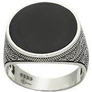 Bijoux Orusbijoux Bague Chevalière Homme Poétique Onyx Argent