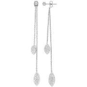 Boucles oreilles Sc Crystal B3114-ARGENT