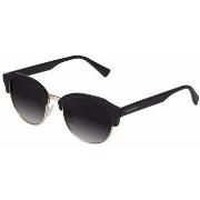 Lunettes de soleil Hawkers Classic Arrondi Caoutchouc Noir Foncé