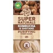 Masques Earth Kiss Super Naturals Kombucha Shitake Sheet Mask