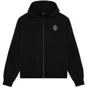 Polaire Dolly Noire Logo Brew Label Zip Hoodie