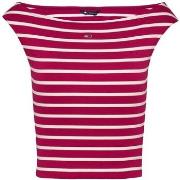 T-shirt Tommy Hilfiger TJW BOAT NECK TOP SS DW0DW20234