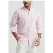 Chemise Kebello Chemise Col Mao Rose H