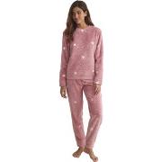 Pyjamas / Chemises de nuit Selmark Pyjama pantalon top manches longues...