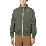 Veste K-Way Giacca Amaury Stretch Nylon Jersey Green Lichen