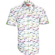 Chemise Andrew Mc Allister chemisettes mode paint blanc