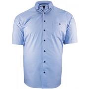 Chemise Doublissimo chemisette forte taille a motifs vichy piastre ble...