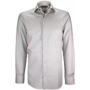 Chemise Emporio Balzani chemise mode gorge cachee a motifs andrea gris