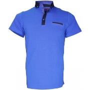 Polo Andrew Mc Allister polo col boutonnee studland bleu / bleu