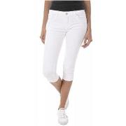 Jeans Kaporal Jeans Femme 3/4 Poly Blanc