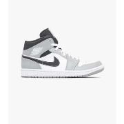 Baskets Nike Air Jordan 1 Mid Light Smoke Grey Anthracite