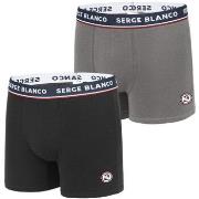 Boxers Serge Blanco Lot 2 boxers coton homme French