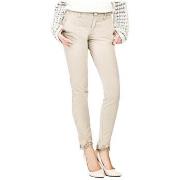 Collants Guess Pantalon Femme Chino Berta Marron