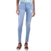 Jeans Kaporal Jean Femme Kiss Ice Destroy Bleu