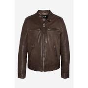 Veste Schott LCNEWPORTX BROWN