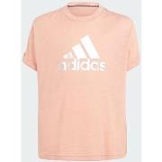 T-shirt enfant adidas Junior - T-shirt manches courtes - saumon