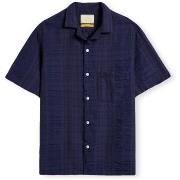 Chemise Portuguese Flannel Crupao Shirt - Navy