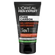 Soins visage L’Oréal Paris MEN EXPERT pure charcoal gel limpiador anti...