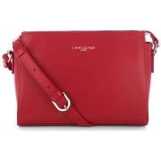 Sac Bandouliere LANCASTER Sac trotteur Zippée S Smooth 437-02 Rouge