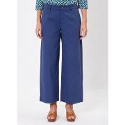 Pantalon La Fiancee Du Mekong Pantalon évasé coton uni 7/8ème MEL