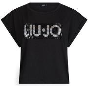 T-shirt Liu Jo T-shirt avec logo et strass