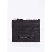 Portefeuille Tommy Hilfiger Porte-cartes noir en cuir