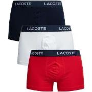 Caleçons Lacoste Lot de 3 malles en coton extensible