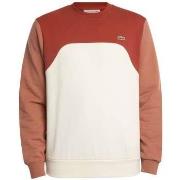 Sweat-shirt Lacoste Sweat-shirt en molleton de coton à blocs de couleu...