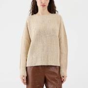 Pull Ermanno Scervino Col rond en laine avec Swarovsky