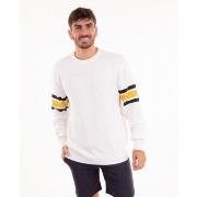 Pull Camberabero Pull manches longues avec bandes tricolores sur les m...