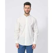 Chemise EAX Chemise en popeline de coton coupe classique