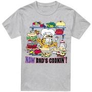 T-shirt Garfield Now Dad's Cooking