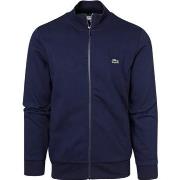 Sweat-shirt Lacoste Cardigan Full Zip Bleu foncé