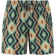 Maillots de bain Shiwi Short de Bain Mayan Print Vert