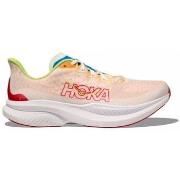 Chaussures Hoka one one MACH 6 - WHITE / SOLAR FLARE - 42