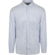 Chemise Scotch &amp; Soda Linen Shirt Bleu Clair