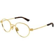 Lunettes de soleil Bottega Veneta BV1382O Cadres Optiques, Or/Transpar...