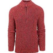 Sweat-shirt New Zealand Auckland NZA Pull Ngamuwahine Demi-Zip Rouge