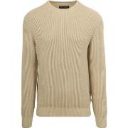 Sweat-shirt Marc O'Polo Pull Mix Laine Beige