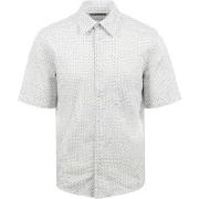 Chemise Marc O'Polo Chemise Manches Courtes Impression Blanc