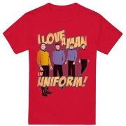 T-shirt Star Trek Man in Uniform