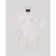 Chemise Lyle &amp; Scott SW2213V SHORT SLEEVE SHIRT-X334 COVE